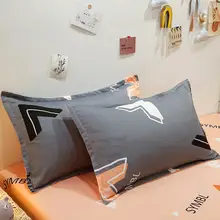 48×74cm サイズの枕カバー2枚セット【夏用・全棉・ダブル/シングル対応】