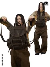 BINGBONG ヒルダリュックサック【レトロ・大容量・通勤・旅行用】