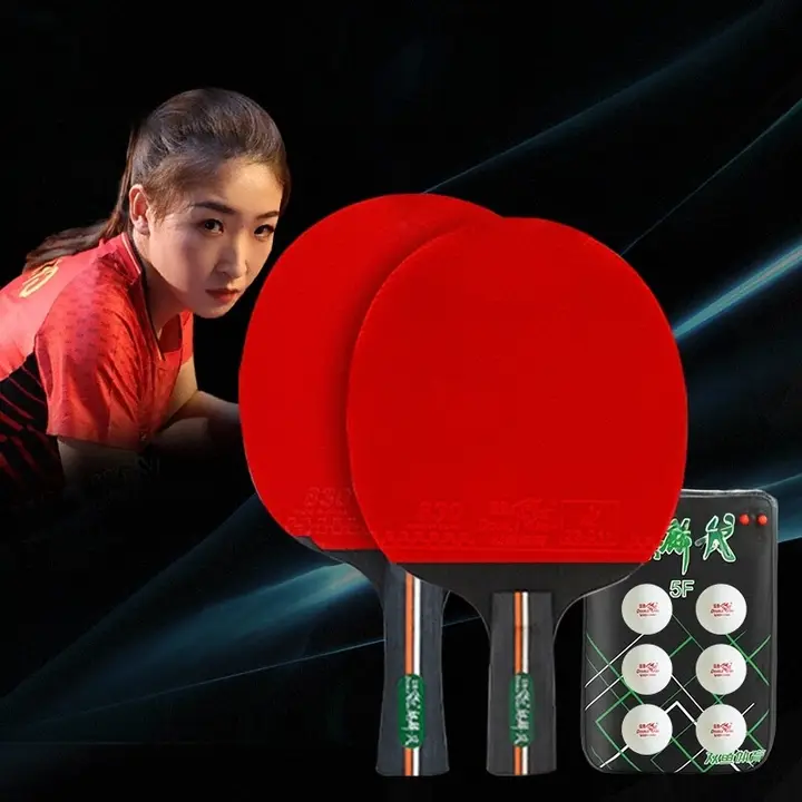 高弾性で耐久性に優れたピンポンラケット【大人用・練習・試合対応】