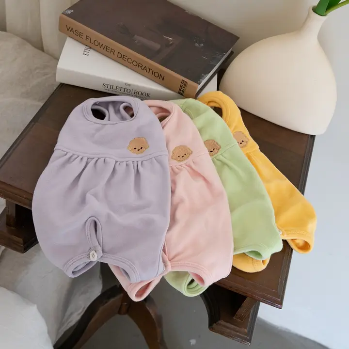 秋冬用 ペット用 デロン衣服【無袖・全面保護・犬と猫用】