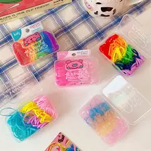 可愛いジェリーカラーのヘアゴム【使い捨て・ロングタイプ・女の子用】（セットアップ対応）