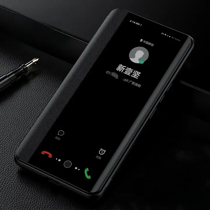Huawei Honor X60用フリップ式レザーケース【超薄型・全包防摔・男女兼用】