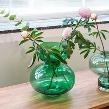 北欧風 アルフレッドガラス花瓶【インテリア用・水耕栽培対応】