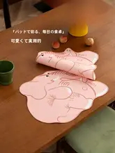 防熱・防油の可愛いデザイン！布製テーブルマット【雰囲気のあるインテリア・ランチプレート用】