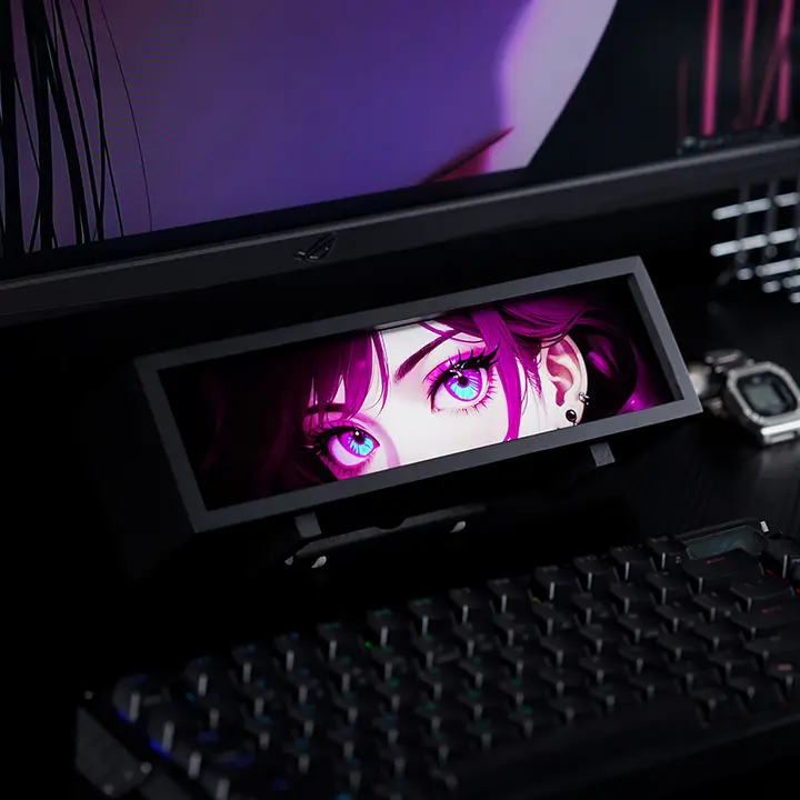瞳型 LEDライト アニメ風 瑠璃色 ゲーミングルーム インテリア 置物 雰囲気照明 プレゼント