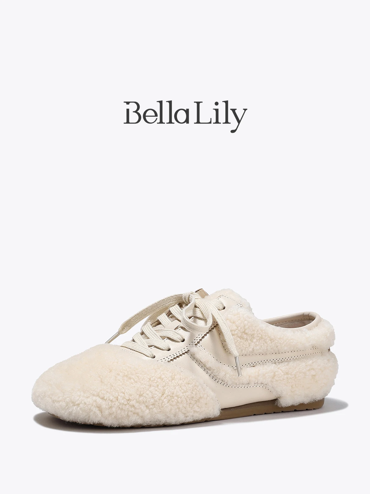 スリッポン レディース ブランド Bella Lily の加絨フラットシューズ：2025冬の快適性とデザインバランス