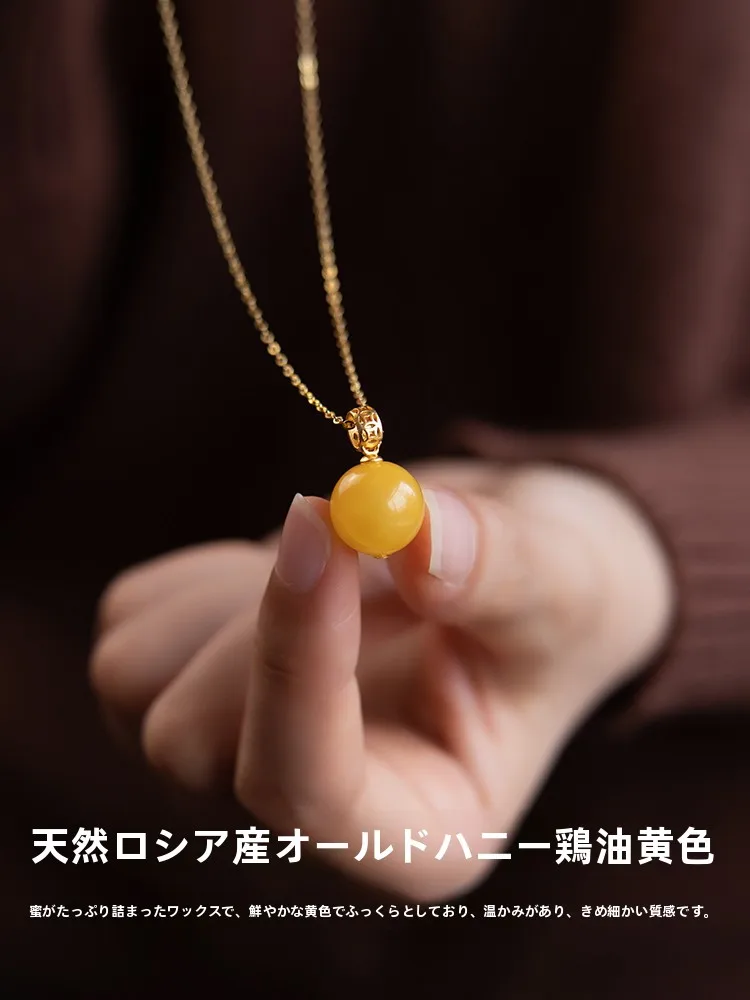 天然琥珀の蜜蜡ペンダントネックレス：バルトアマーブレス レットの特徴と実際の使用シーン