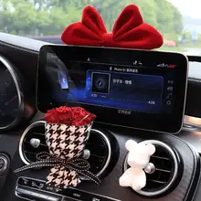 車内装飾用リボン型アクセサリー【エアコン吹出口用・電動車とバイク対応】