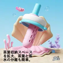 ストローボトル レディース おしゃれ 大容量 手提げ 持ち運び 外出用 夏「bablov」