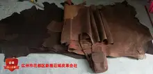 DIY用輸入バッファローレザー【フルグレイン・オイルワックス仕上げ・植鞣し】