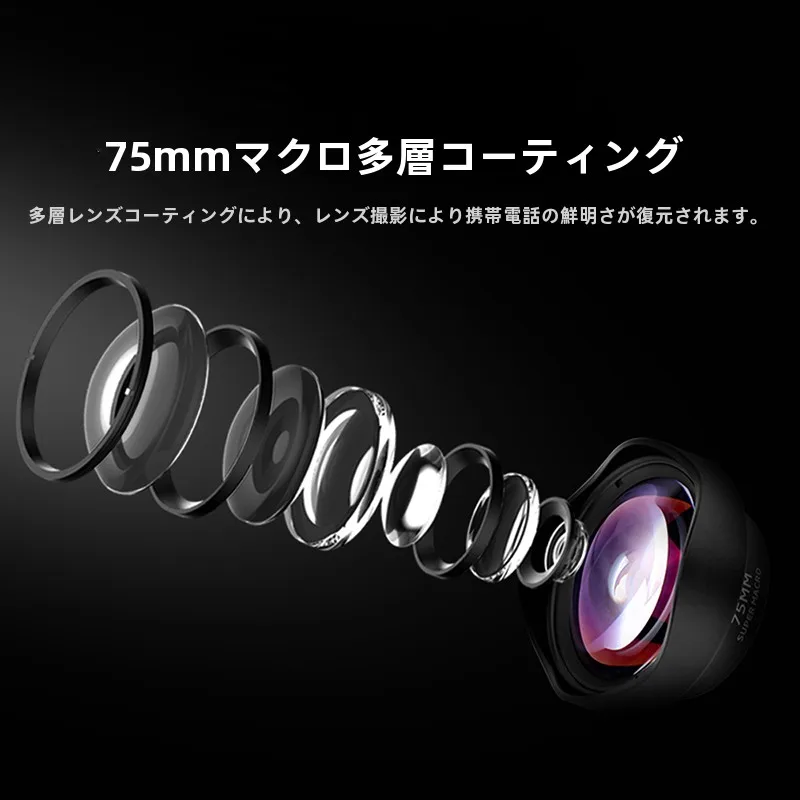 Ulanzi 75mmマクロレンズ：iPhone 12 Pro向け高画質外付けマクロレンズの仕様と実用性