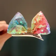 リボン付き立体デザインヘアクリップ【キッズ・誕生日・プリンセス】