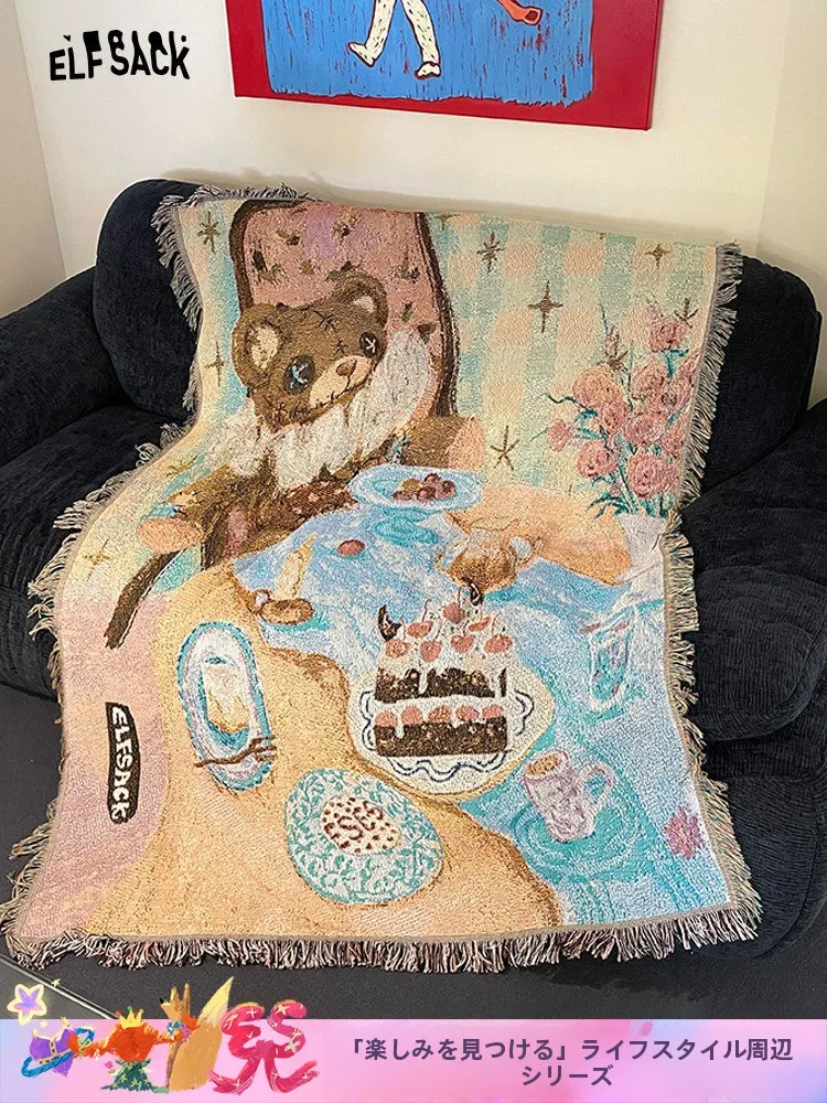 フリンジ付きブランケット：cozy vintageスタイルの代表的アイテムとしての実用性とデザイン特性