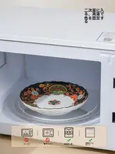 手作り皿 野菜皿 家庭用 丸皿 深皿 皿 陶器 食器 高級感