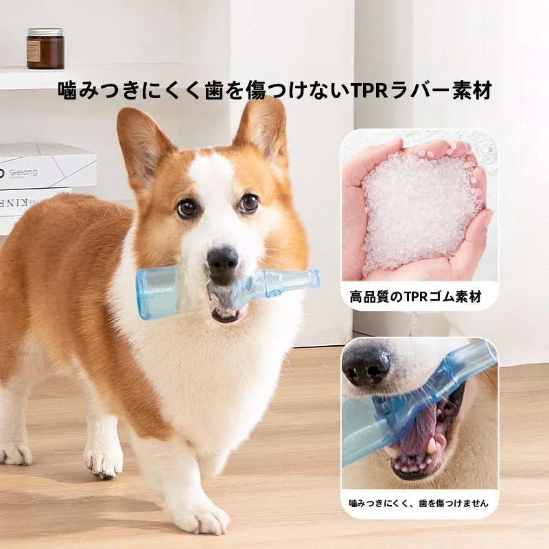 hipidog 耐久性のある犬用おもちゃ：噛むことに最適で歯磨き効果を実現