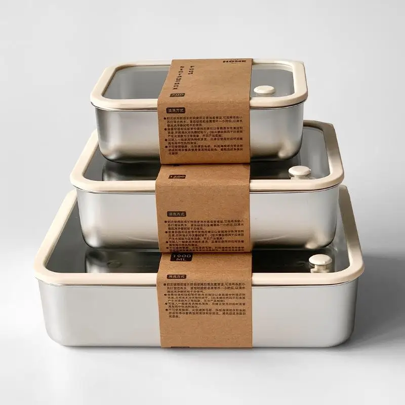 ステンレス製食品保存ボックス V-24M5-3：冷蔵冷凍対応の304不鏡鋼で食品を長持ちさせる