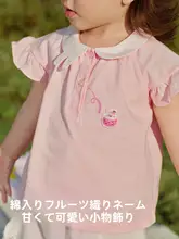 キュートなデザイン！女児用半袖Tシャツ【赤ちゃん用・夏向け・可愛いイラスト】