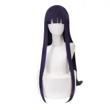 コスプレ用 長い青いウィッグ【妖狐×仆SS・白鬼院凛凛蝶・極上の柔らかさ】