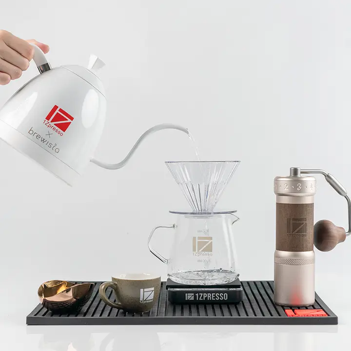 イタリアンハンドドリップ用コーヒーデジタルスケール【高精度・コンパクト設計・タイマー機能付き】
