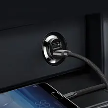 車載用ミニUSB充電器【QC3.0急速充電・超小型・デュアルポート・多機能】