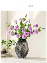 創造的なガラス製花瓶【シンプルモダン・インテリア装飾用・テーブル用】