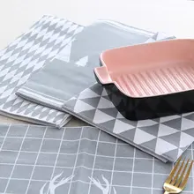 北欧デザイン コットンリネン製 テーブルマット【防滑・防熱・正方形】