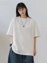 極上の柔らかさの白色半袖Tシャツ【ユニセックス・コットン素材・シンプルデザイン】