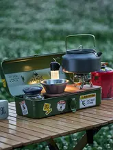 コーヒーボックス アルミ製アウトドアキャンプコーヒーボックス【ランチボックス・収納ボックス・ツールボックス・小型釣り箱】
