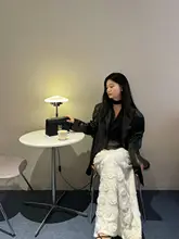 レディースレザーコート【ショート丈・韓国風デザイン】