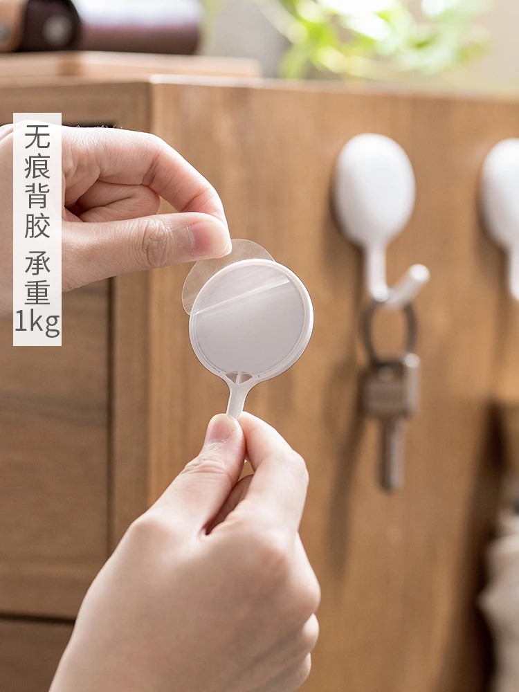 キッチン用強力粘着フック：壁掛け不要・無痕で効率的な収納を実現