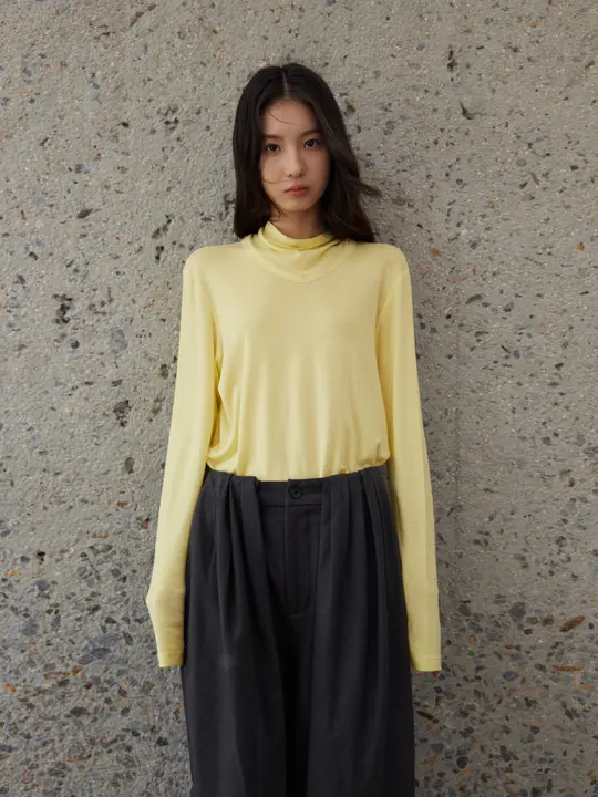 リバーシブルなフィットTシャツ【肌触りの良いオーストラリアメルノウール】