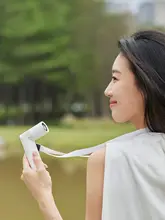 OLAYKS 折りたたみ式ハンドヘルドファン【ポータブル・ミニ・ネックストラップ・アウトドア・オフィス用・静音】

