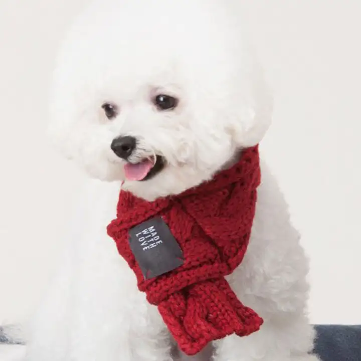ペット用 スカーフ＆帽子セット【猫・犬兼用・ティディ・フレンチブルドッグデザイン】