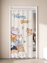 家庭用ドアカーテン【冷気防止・穴あけ不要・リビングやキッチンに最適】