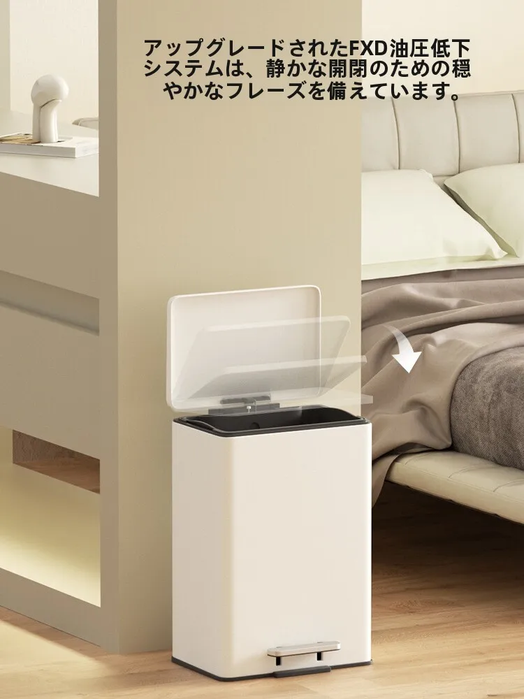 キッチンをスッキリ整理！収納グッズおすすめ　ステンレス蓋付きゴミ箱の完全ガイド