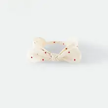 赤ちゃん用ヘアバンド【コットン・可愛いリボンデザイン・新生児用】