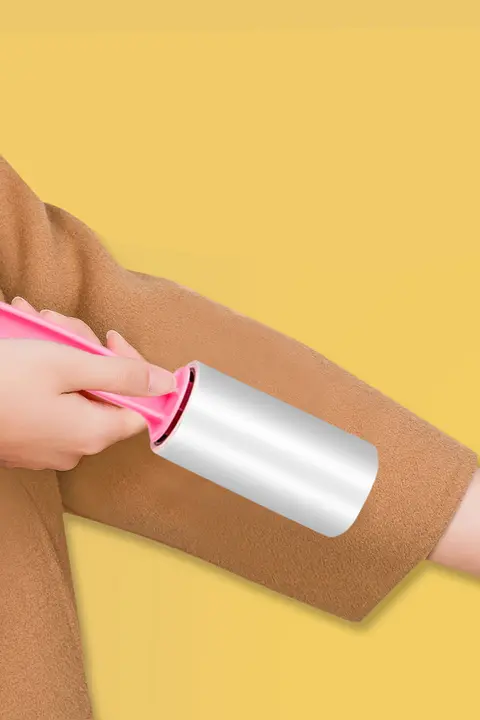 衣類用粘着ローラー【ペットの毛やホコリに最適・貼り替え可能】
