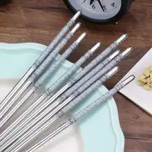 高温耐性 ステンレス製箸【滑り止め・抗菌・青花磁器デザイン】