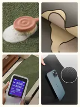 抗菌効果のある吸水バスマット【滑り止め付き・耐汚れ・トイレ用】