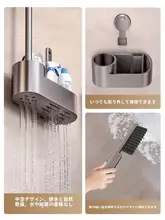吸盤トイレブラシ 家庭用 トイレ清掃ツール ロングハンドル