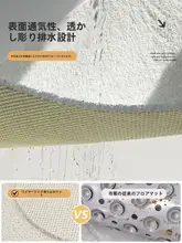 浴室マット PVCコイル 滑り止め 転倒防止 防水 速乾 シャワールーム 浴槽 トイレ 高齢者