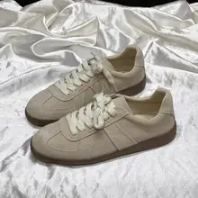 女性用 カジュアルフラットシューズ【本革・アメリカンレトロスタイル・快適】