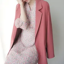 梅子色のフィットジャケット【落肩デザイン・カジュアルスタイル】