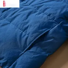 文芸風デザインの白鸭绒ダウンコート【冬用・厚手・保温】