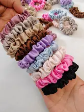 100% シルク ヘアゴム 3個セット【2cm・高級感・女性用】
