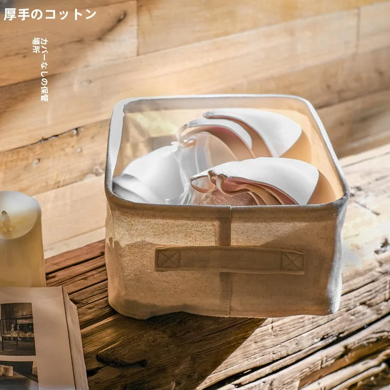 インテリア買い物リストにおける厚手コットン製収納ボックスの役割と特性