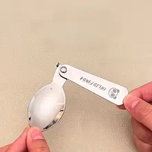 折りたたみフォークとスプーンのアウトドア用携帯食器セット【304ステンレス製・旅行・便利】