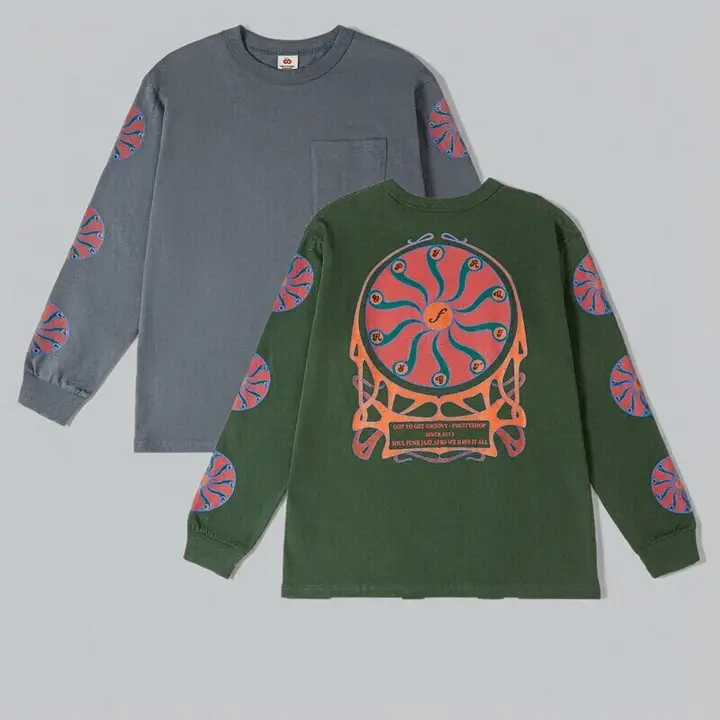 おしゃれな長袖Tシャツ【カジュアルスタイル・ユニセックス・トレンドデザイン】