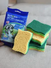 木材パルプコットン製 吸水性スポンジクロス【食器洗い・キッチン用・油汚れ防止】