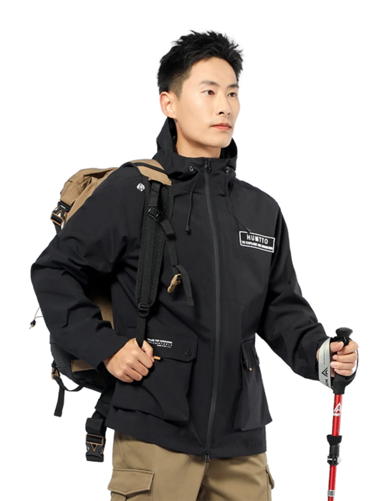 Hanto メンズソフトシェルジャケット：秋冬登山時の防風・撥水性能と実用性を徹底解説